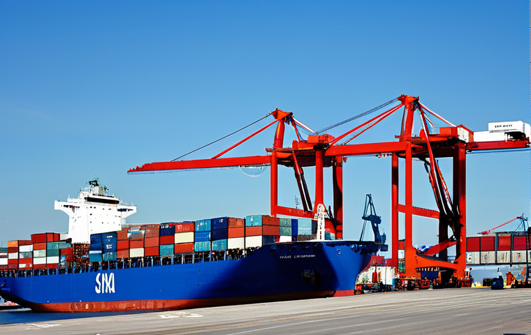 국제무역이론과실무 - Global Trade and Specialization**

"A bustling international port scene with cargo ships, cranes, an...