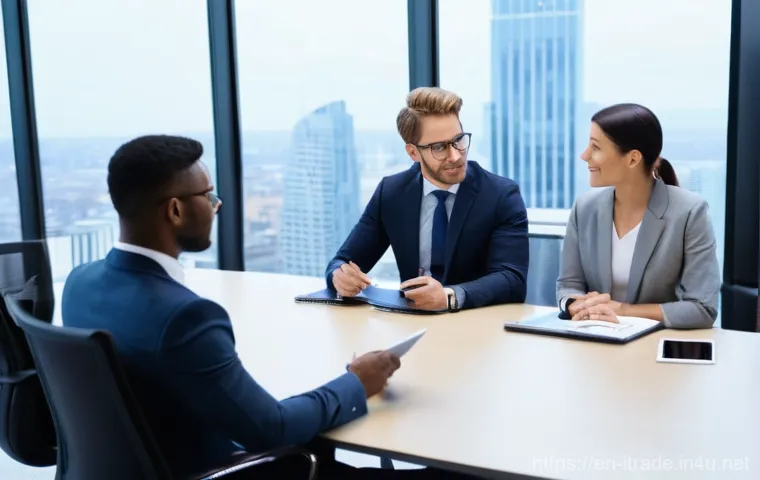 무역자격증시험절차 - **Prompt 2: A Customs Broker Navigating Global Logistics**
    A confident female customs broker, in...